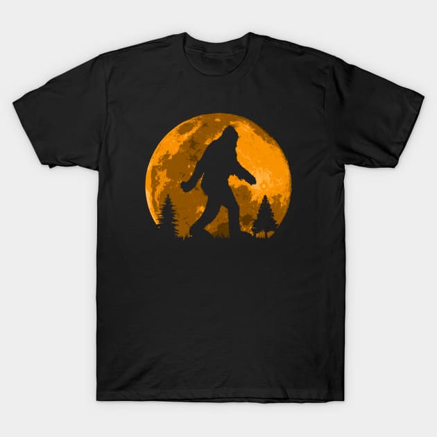 Night Sasquatch T-Shirt by nickbeta